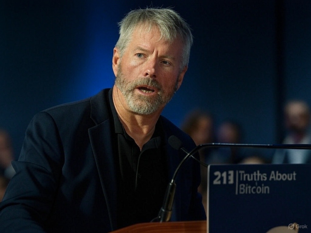 Michael Saylor jučer predstavio plan za BTC rezervu i “21 istinu o Bitcoinu” — ključne poruke s Digital Asset Summita donosi Cryptogramer